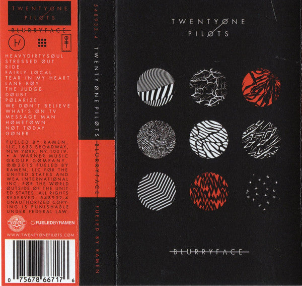 Twenty One Pilots : Blurryface (Cass, Album, Red)