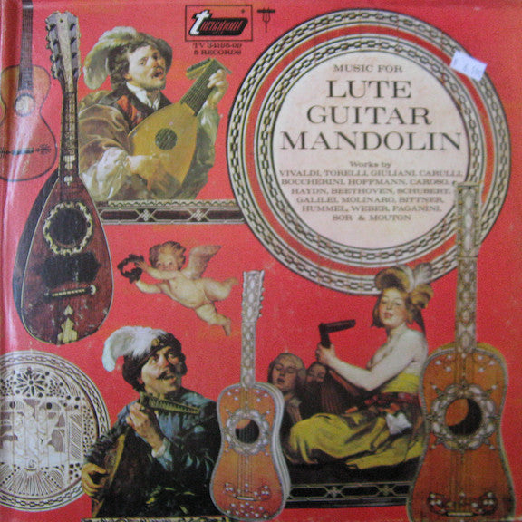 Various : Music for Lute, Guitar and Mandolin (5xLP, Comp + Box)
