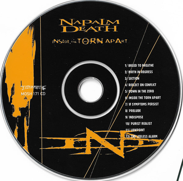 Napalm Death : Inside The Torn Apart (CD, Album)