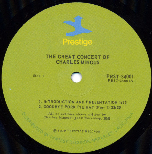Charles Mingus : The Great Concert Of Charles Mingus (3xLP, Gat)