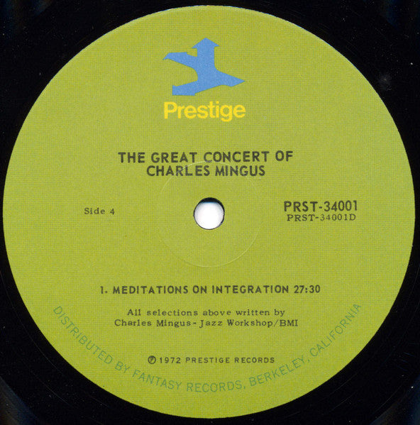 Charles Mingus : The Great Concert Of Charles Mingus (3xLP, Gat)