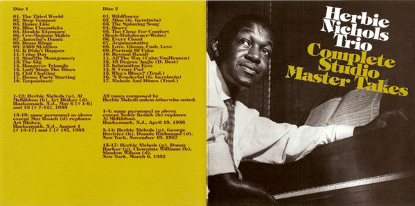 Herbie Nichols Trio : Complete Studio Master Takes (2xCD, Comp)