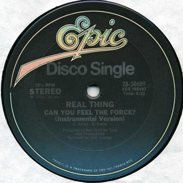 Real Thing* : Can You Feel The Force? (12", Single)