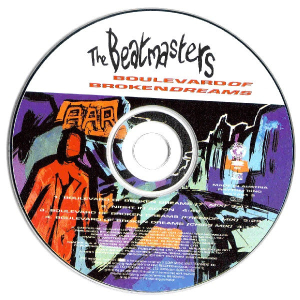 The Beatmasters : Boulevard Of Broken Dreams (CD, Single)