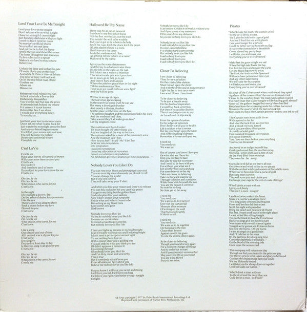 Emerson Lake & Palmer* : Works (Volume 1) (2xLP, Album, RI,)