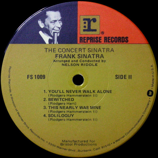 Frank Sinatra : The Concert Sinatra (LP, Album, RE)