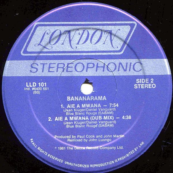 Bananarama Featuring Fun Boy Three / Bananarama : Really Sayin' Somethin' / Aie A Mwana (12", Single, 53 )