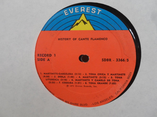 Unknown Artist : The History Of Cante Flamenco: An Archive (5xLP + Box)