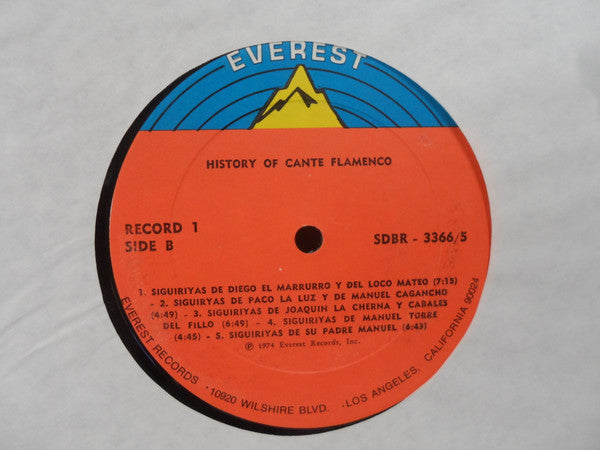 Unknown Artist : The History Of Cante Flamenco: An Archive (5xLP + Box)
