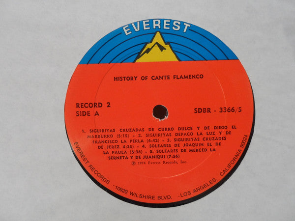 Unknown Artist : The History Of Cante Flamenco: An Archive (5xLP + Box)