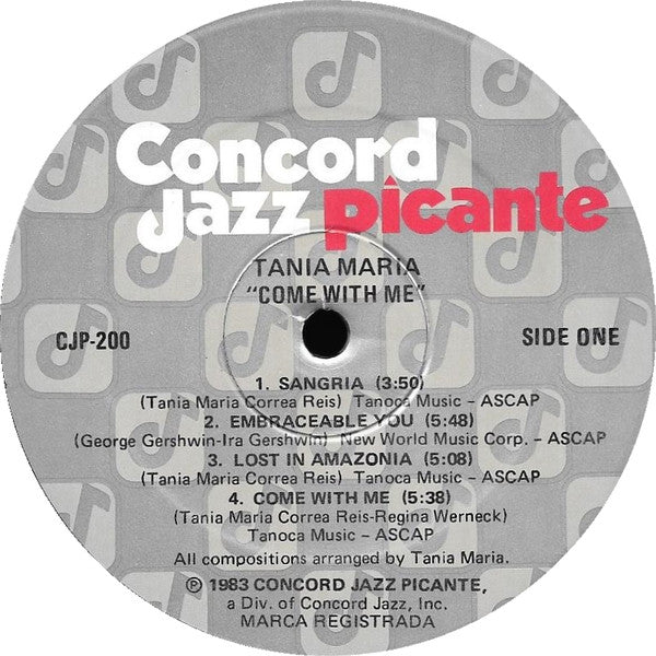Tania Maria : Come With Me (LP, Album)