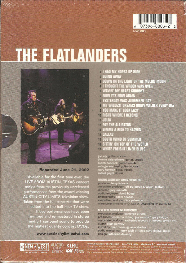The Flatlanders : Live From Austin Tx (DVD-V)