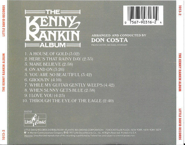 Kenny Rankin : The Kenny Rankin Album (CD, Album)