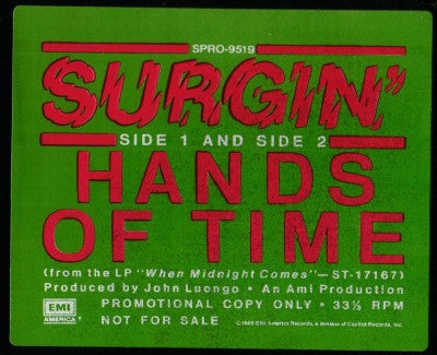 Surgin' : Hands Of Time (12", Promo)