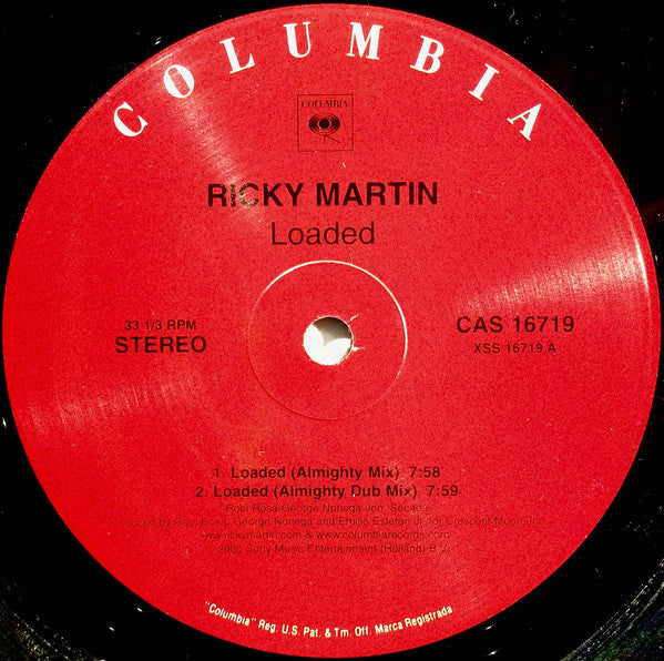 Ricky Martin : Loaded (12")