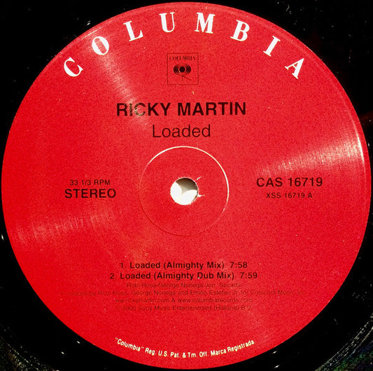 Ricky Martin : Loaded (12")