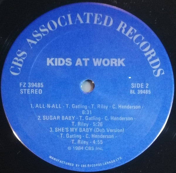 Kids At Work : Kids At Work (LP, Album)