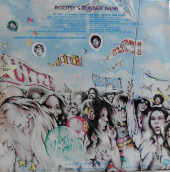 Bootsy's Rubber Band : Ahh...The Name Is Bootsy, Baby! (LP, Album, Win)