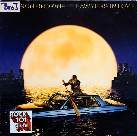 Jackson Browne : Lawyers In Love (LP, Album, Promo)