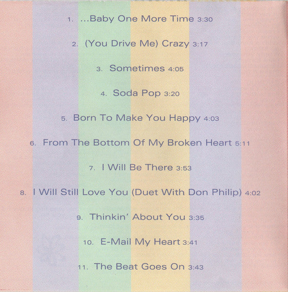 Britney Spears : ...Baby One More Time (CD, Album, Enh, 1st)
