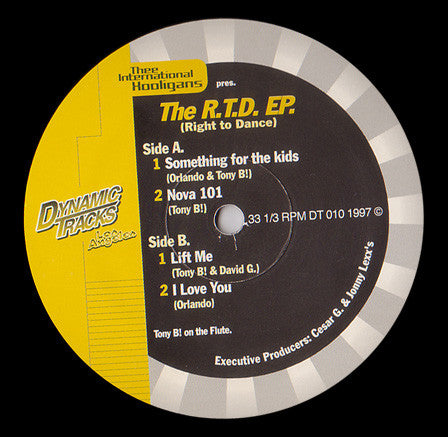 Thee International Hooligans : The R.T.D. EP (Right To Dance) (12")