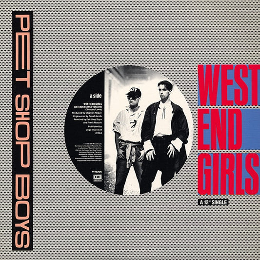 Pet Shop Boys : West End Girls (12", Single, Ext)