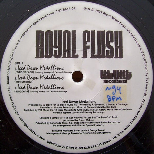 Royal Flush : Iced Down Medallions / Shines (12", Promo)
