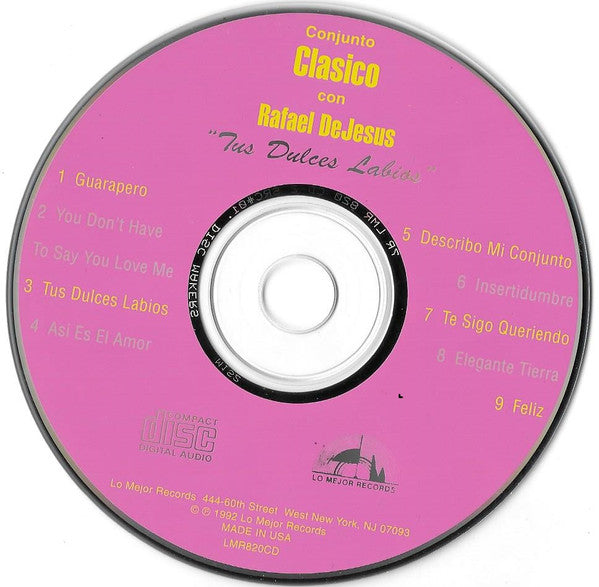 Conjunto Clasico   Con  Rafael de Jesus : Tus Dulces Labios  (CD, Album)