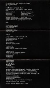 Pink Floyd : The Final Cut (Cass, Album, RE)