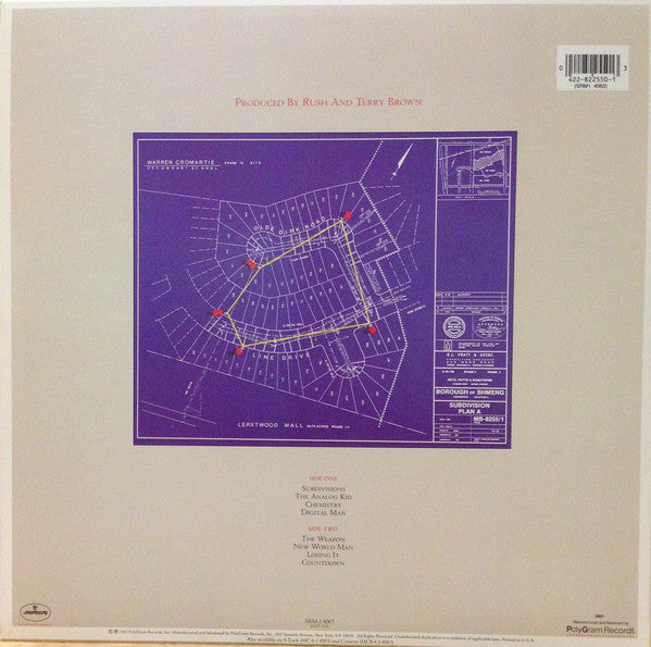Rush : Signals (LP, Album, RP, 53,)