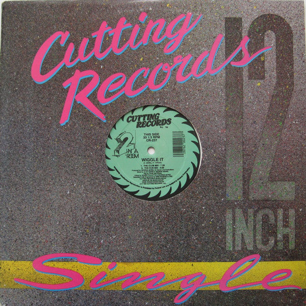 2 In A Room : Wiggle It (12", Single)
