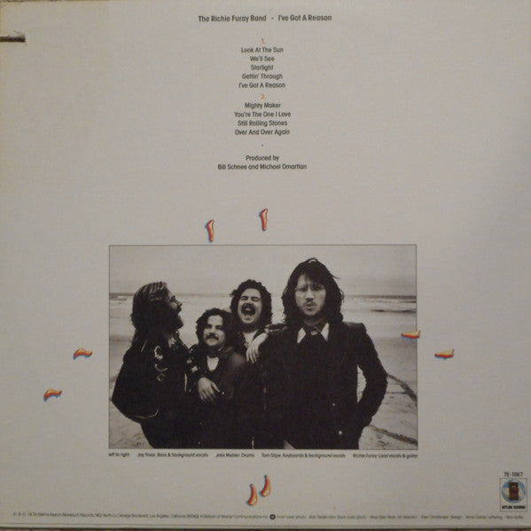 The Richie Furay Band : I've Got A Reason (LP, Album, SP )