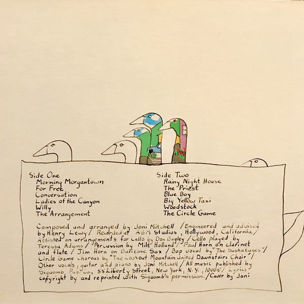 Joni Mitchell : Ladies Of The Canyon (LP, Album, RP, Gat)