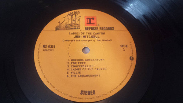Joni Mitchell : Ladies Of The Canyon (LP, Album, RP, Gat)