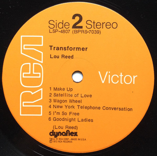 Lou Reed : Transformer (LP, Album, Roc)