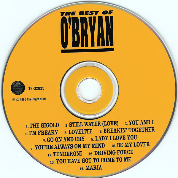 O'Bryan : The Best Of O'Bryan (CD, Comp)