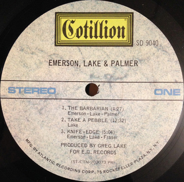 Emerson Lake & Palmer* : Emerson, Lake & Palmer (LP, Album, RP, PR )