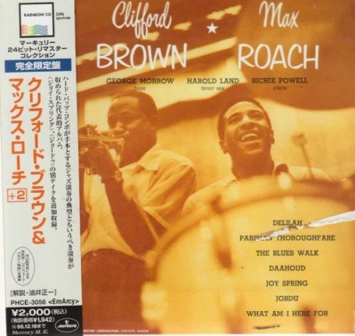 Clifford Brown And Max Roach : Clifford Brown And Max Roach (CD, Album, Mono, Ltd, RE, RM, Pap)