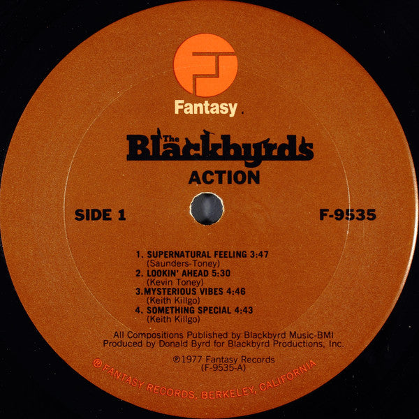 The Blackbyrds : Action (LP, Album, Gat)