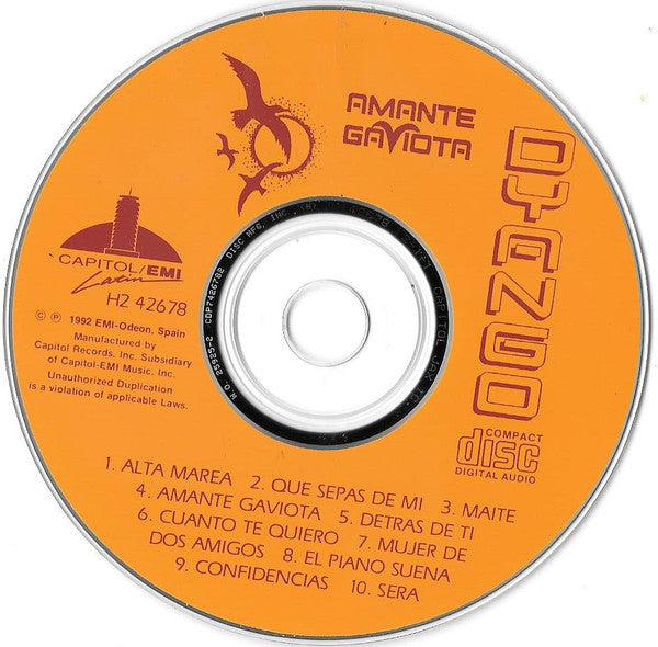 Dyango : Amante Gaviota  (CD, Album)