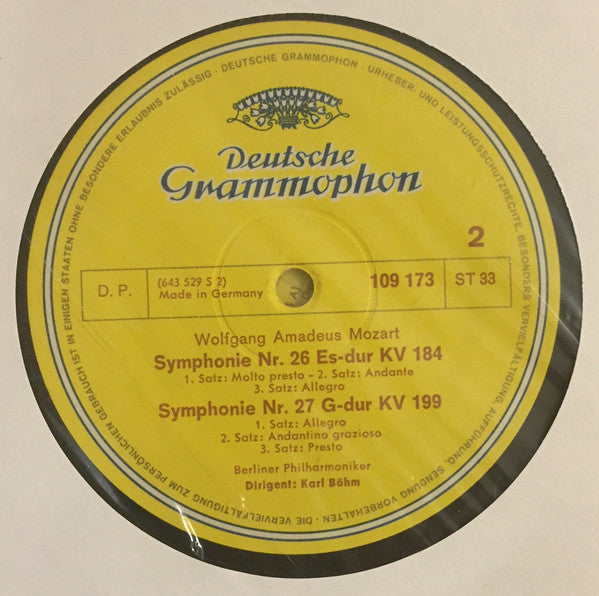 Wolfgang Amadeus Mozart, Karl Böhm, Berliner Philharmoniker : The Great Symphonies Nos. 25-41 (7xLP, RE + Box, Comp)