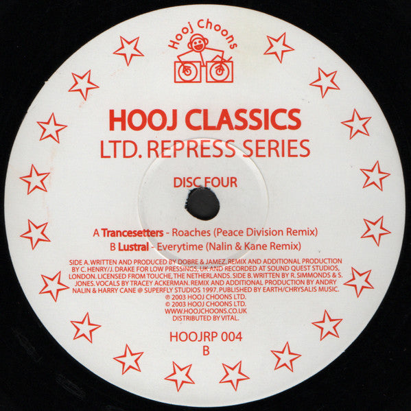 Various : Hooj Classics Ltd. Repress Series Disc Four (12", Ltd)
