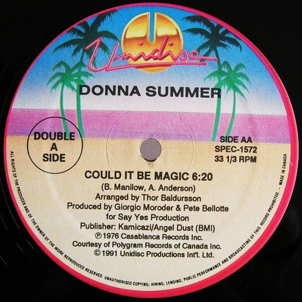 Donna Summer : Bad Girls / Could It Be Magic (12")