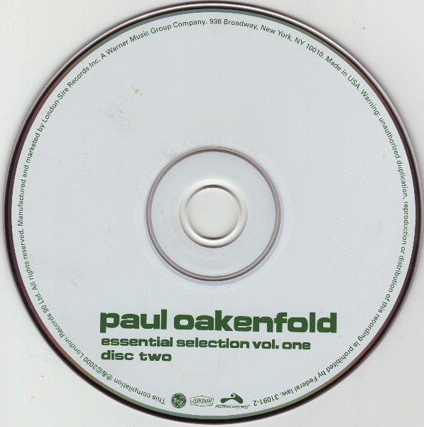 Fatboy Slim & Paul Oakenfold : Essential Selection Vol. One (2xCD, Mixed)