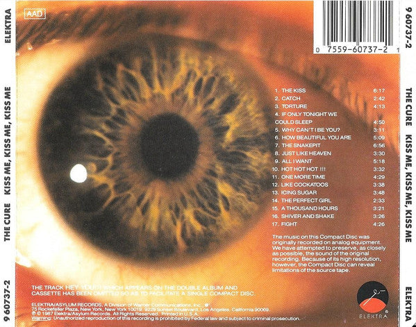 The Cure : Kiss Me Kiss Me Kiss Me (CD, Album, PDO)