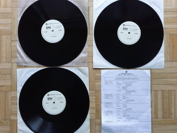 David Bowie : Superstar Concert Series (3xLP, Transcription)