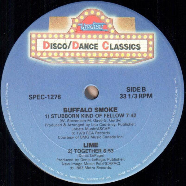 Evelyn "Champagne" King* / Keni Burke / Buffalo Smoke / Lime (2) : Love Come Down / Rising To The Top / Stubborn Kind Of Fellow  / Together (12")