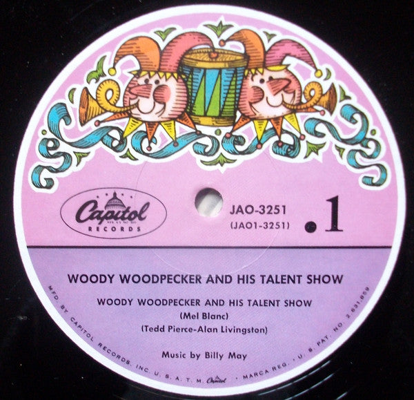 Various : Woody Woodpecker And His Talent Show (LP, Album, Mono, RE)