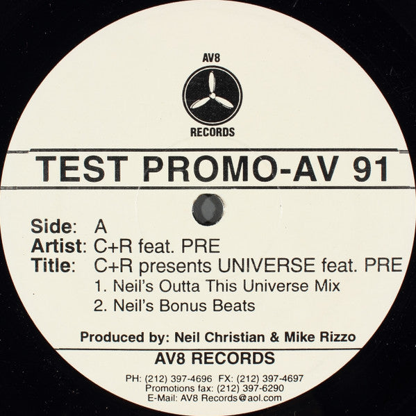 C+R* Feat. Pre : Universe (12", Promo, TP)
