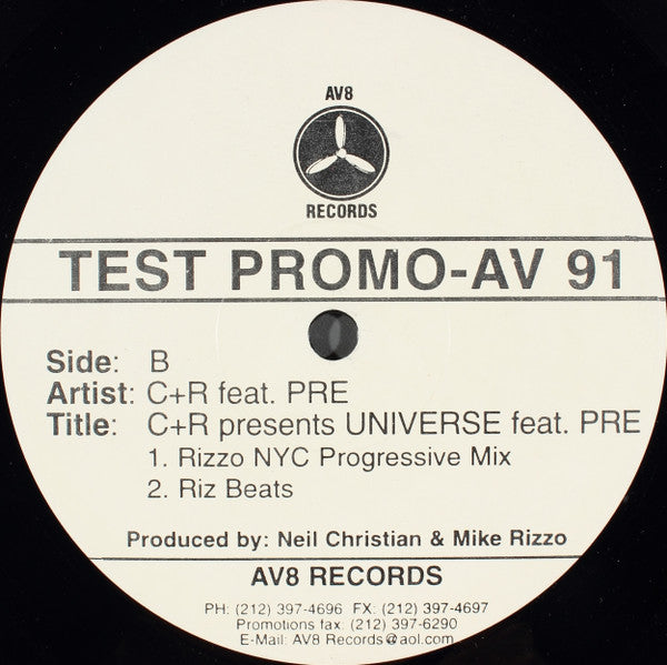 C+R* Feat. Pre : Universe (12", Promo, TP)